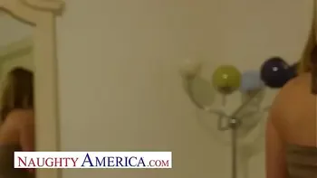 Naughty America - Krissy Lynn gets her milf wet pussy fucked