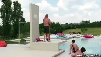 Stunning blonde babe Cherry Kiss gets ready for an ultimate gangbang session that make her pussy and ass filled with creamy cum.