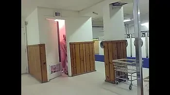 hangin out in the laundrymat on main street in the nude for fun