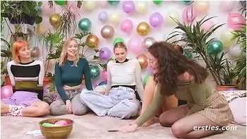 Dare Ring Of 4 - Tension Builds As 5 Amateur Babes Get To Know One Another
