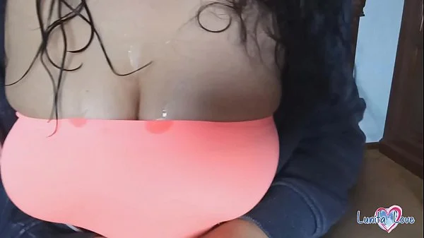 Busty girl best titjob after class