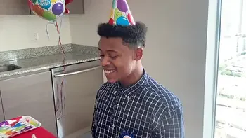 nobody came to my bday party so my stepmom gave me an extra surprise... pt1