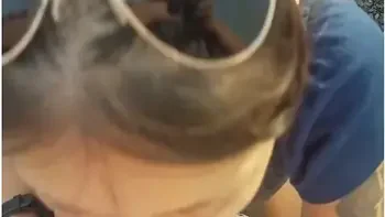 Sensual Blowjob In Public With Double Rainbow In Background!