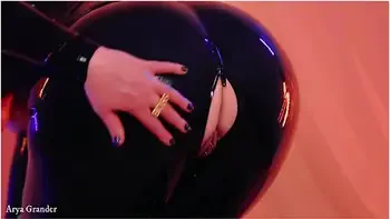 Latex Rubber Fetish Catsuit Free Video Big Ass Tease And Joi By Mistress With Arya Grander