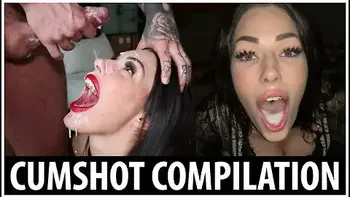 Good Sluts Dont Dodge The Cum - Shaiden Rogue Facial & Cumshot Compilation