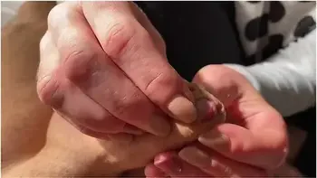 Limp And Hard Dick Foreskin Play Until He Cum Shoot