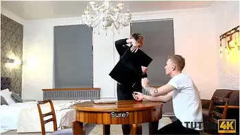 Janine Hard And Martin Spell - Sex With Stud Is Inappropriate But Tutor Cant Resist Having It