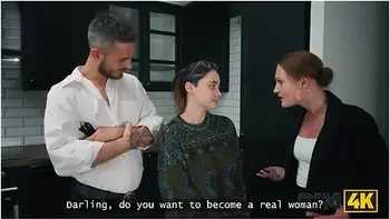 Olivia Westsun In Threesome With A Horny Big-titted Virgin