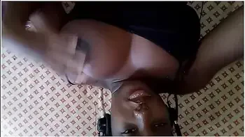 When I Get Ready To Cam I Always Play With My Big Tits No Boobs Job Natural Ebony With Luxury Girl