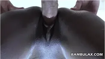 Cum Drips Out Of Ebony Pussy After Creampie Amateur