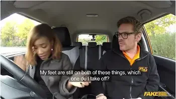 Ebony Beauty Kiki Minaj Having Sex In A Car In A Public Area