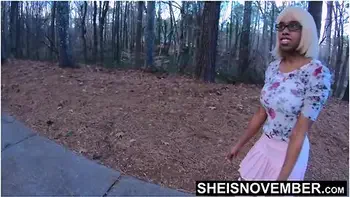 Time In The Woods With My Daughterinlaw Msnovember Ends My Cumshot Dripping Down Her Ass