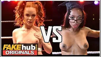 Redhead Teen 18+ And Ebony Milf Teacher Share A Cock With Ella Hughes And Lola Marie