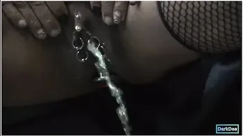 The Divine Gold Nectar Of The Ebony Goddess Dark Dea Compilation Slave Go Drink & Clean My Pee