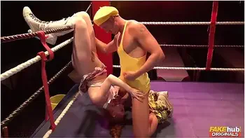 Redhead Big Ass Teen 18+ And Ebony Busty Milf With Lesbians Big Tits Female - Ella Hughes, Tindra Frost And Honour May