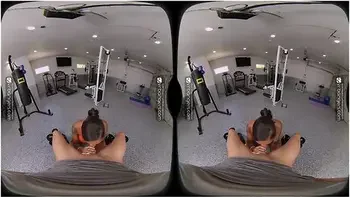 Sexy Black Babe Zoey Sinn Seducing On Gym