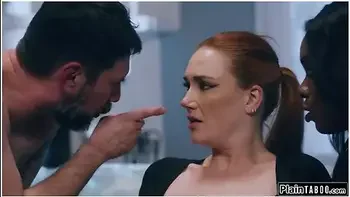 Guy finds submissive wife and her ebony bff in fetish gear