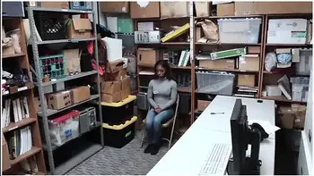 Ebony Girl Fucked By Security Guy