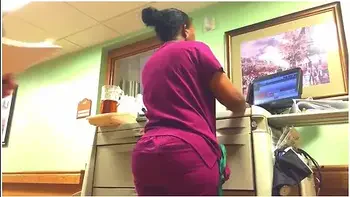 NURSE WITH A ROUND PLUMP ASS!!!!