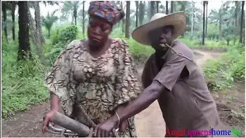 Some Where In Africa ,the Yoruba House Wife Bbw Caught Fucking By The Village Palm Wine Tapper On Her Way To Market, He Convince Her Because Of His Palm Wine And Fucked Her Rough On The Road Side. (