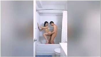 18not20 Chinese Girl Asking The Old Man Washing Her To Join The Shower & Ends Up Having Wet Sex