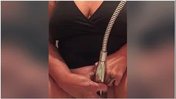 Milf Masterbating With Hand Held Shower Massager