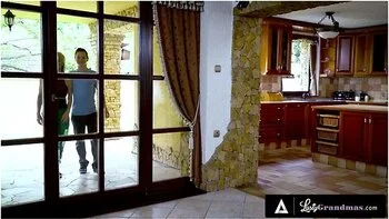 Nikki Nuttz In Sexy Horny Grandma Gets Wild Sex With Big Dick Until He Cums On Her Big Tits