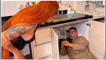 All Plumbers Have Big Dicks So You Have To Test Them. Andrea Castro & Jean Paul