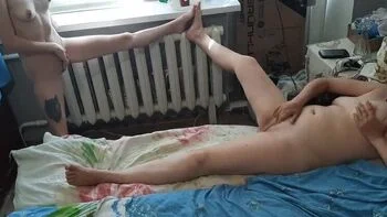 Gymnast Girls Fingering Their Pussies in Training - Lesbian Amateur Masturbation