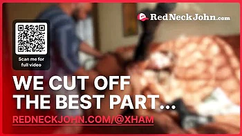 Redneck John Fucks Twins Hardcore - BDSM Threesome with Deep Throat Blowjob