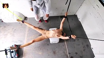 Submissive Teen Slut Has Extreme Orgasm in Outdoor BDSM