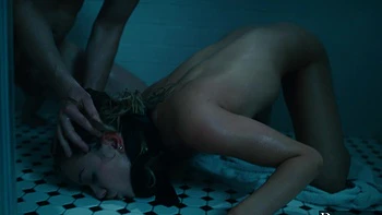 Markus Dupree and Naomi Swann make love in the shower, showcasing steamy passion.