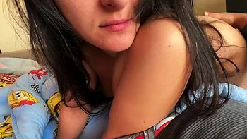 LATINA Homemade Sex with Big Natural Tits and Leg Shaking Orgasm