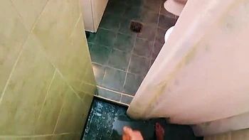 Stepmom LadyRoma Gives Handjob in Bathroom - Taboo Family Sex