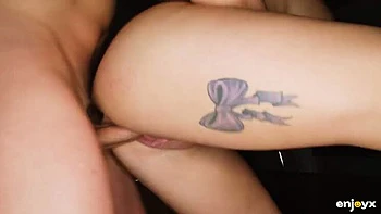 Nerdy Glasses Guy Fucks Medusa's Tight Pussy Hard - Big Cock Stretching Her in Kitchen