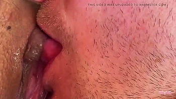 Juicy Stepsister Pussy Licking - Close Up Lick & Sucking Big Labia