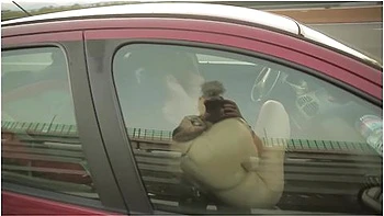 Road Movie - Rosario Gallardo Masturbating On The Highway