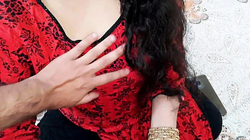 Stepbrother Shocked Watching Stepsister Fingering Her Tight Pussy in Homemade Desi Video