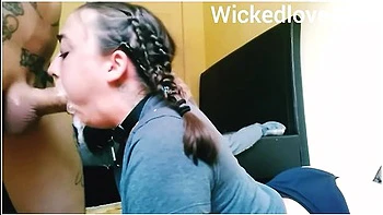 Hot Messy Deepthroat Facefuck Cum In Throat (trailer)