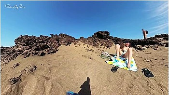 Bitch On The Beach: Hard Dick Exposed To A Slut That Doesnt Resist