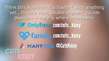 Close-Up Fuck: Cute Kissy Gets Deep Creampie & Cumshot From Behind