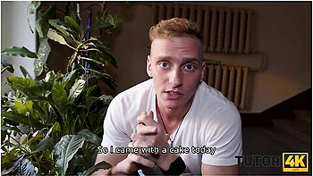 Blue Wave And Martin Spell In Guy Brings A Cake To Married Teacher And Fucks Her At Home