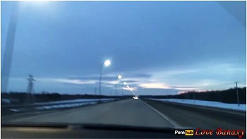 Wife Masturbate In The Car While He Drives