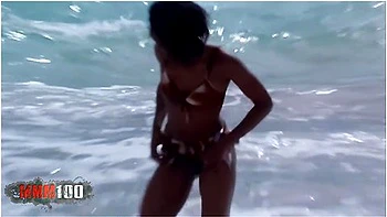 Interracial Fucking At The Beach With Shania A Cute Ebony Babe - Terry Kemaco