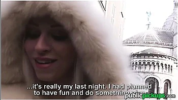 Chloe Lacourt - Smokin French Blonde Flashes Tits