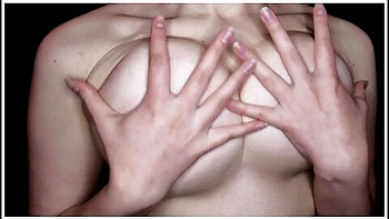 Breast And Nipple Massage. Enjoy Orgasm While You Watch