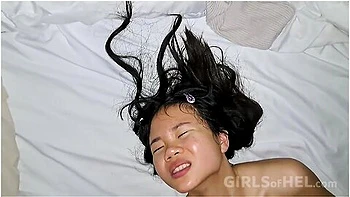 Pov Asian Creampie, Gaging, Using Cum As Lube. In The End We Try A Footjob Because Her Pussy Is Sore