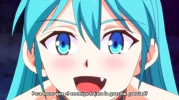 The busty beauty who came to his rescue after he had been laid eggs is also trapped.