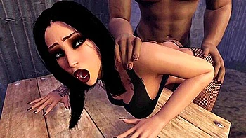 Rough Fucking (goth Girl Deals With A Loanshark) - Car Toon