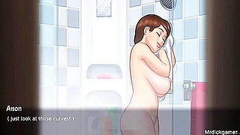 Summertime Saga Hot Milf Sex In Shower